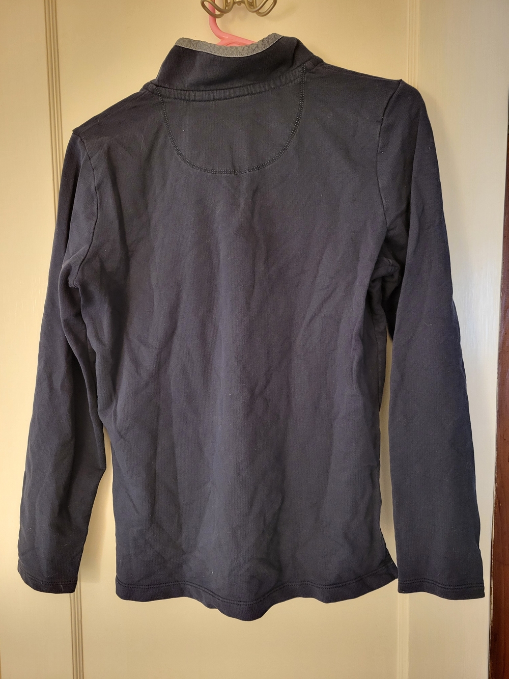 L.L.Bean Navy Lightweight Rugby - Picture 4 of 4